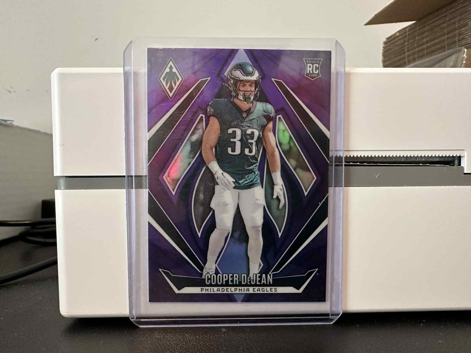 Cooper Dejean 2024 Panini Phoenix Purple Parallel Rookie RC #171