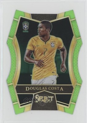 2016-17 Panini Select Mezzanine Neon Green Prizm 3/60 Douglas Costa #115 0s9t