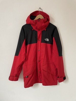 Vintage North Face Goretex Jacke Medium Rot Kapuze Y2K 90er