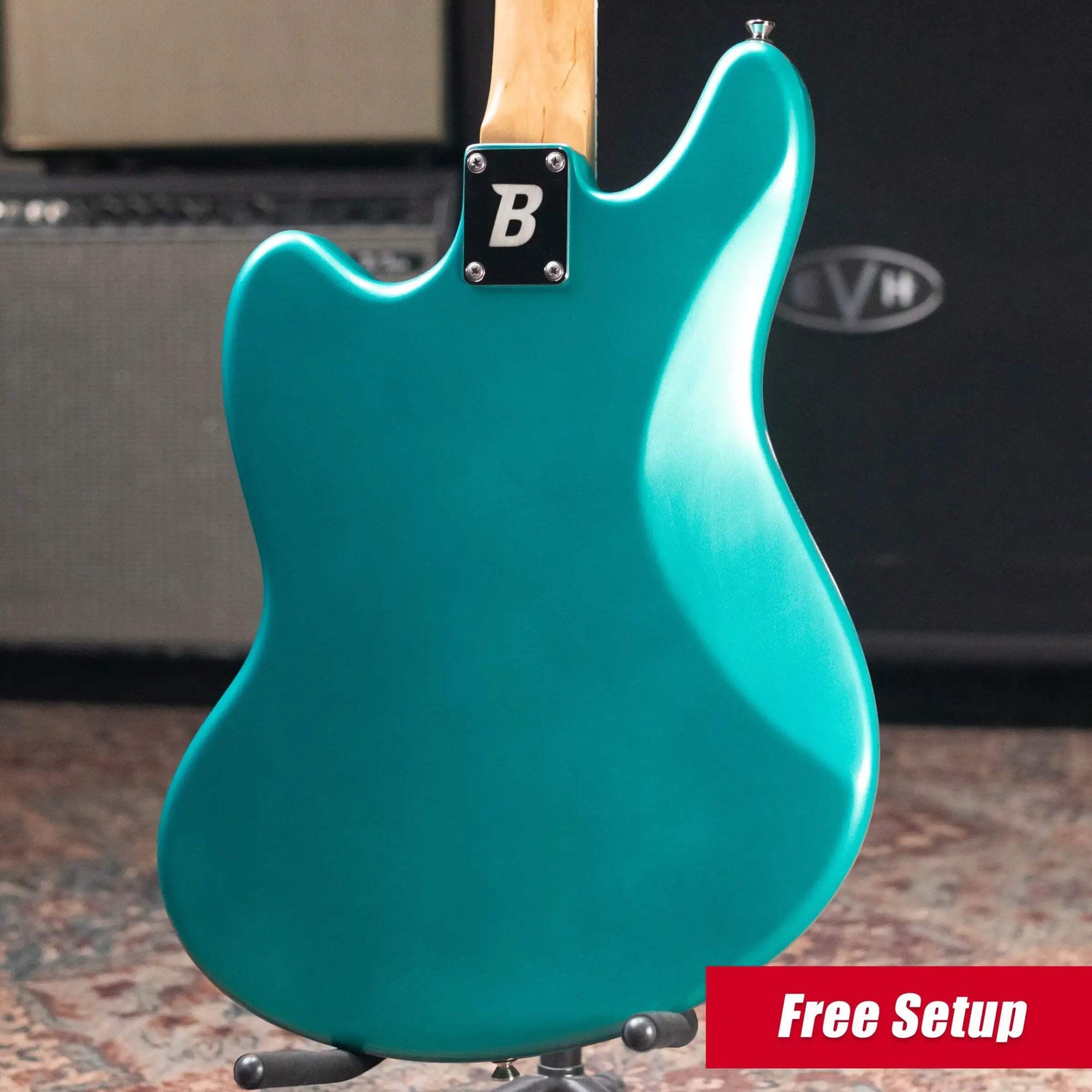 BilT Relevator LS HH Electric Guitar Sherwood Green Metallic with Mono Gig Bag -