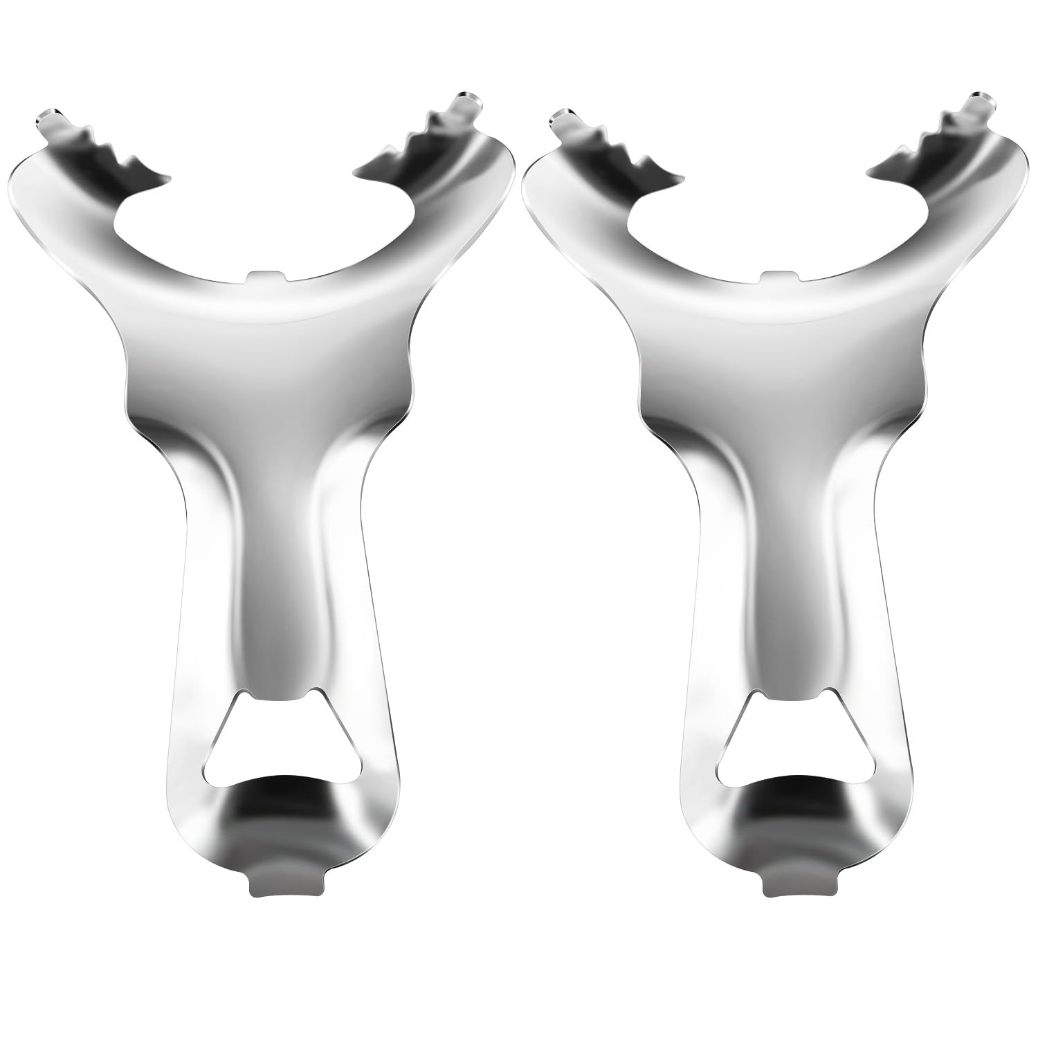 2 Pack Stainless Steel Multifunctional Mason Jar Opener, Eas