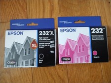2028 GENUINE EPSON 232XL 232 INK EXPRESSION XP-4200 4205 WORKFORCE WF-2930 2950