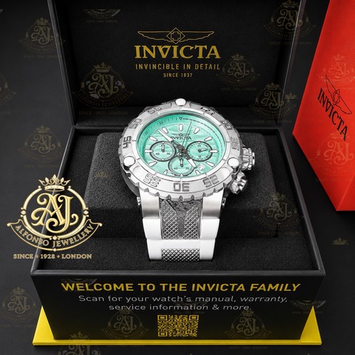 Invicta Subaqua Poseidon Men's Watch - 55.4mm, White, Steel (48557)