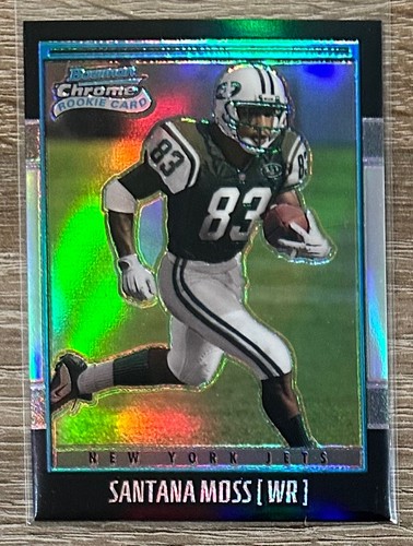 Santana Moss #178 2001 Bowman Chrome card