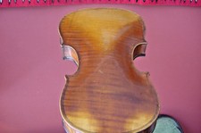 RETROFLASHBACKS ANTIQUE VIOLIN 4/4 1 PIECE BACK TIGER AND SIDES OLD REPAIRS