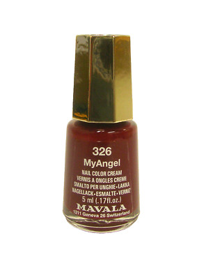 MAVALA 5ml Mini Nagellack Nail Cream My Angel tolles dunkles Rot Lack 326