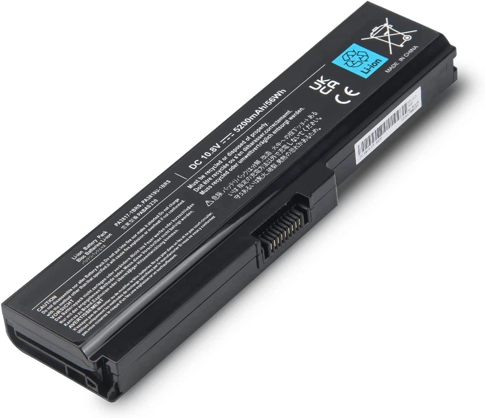 PA3817U-1BRS Laptop Batterie Pour Toshiba Satellite L655 L750 L755 L755D PC - Photo 4/4