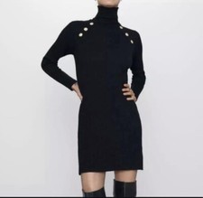 zara knit Turtleneck dress. Never Worn. With Tags. Size Small