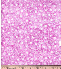 Sundrenched Floral Lavender Fabric Flowers Cotton Fabric Traditions By The Yard
