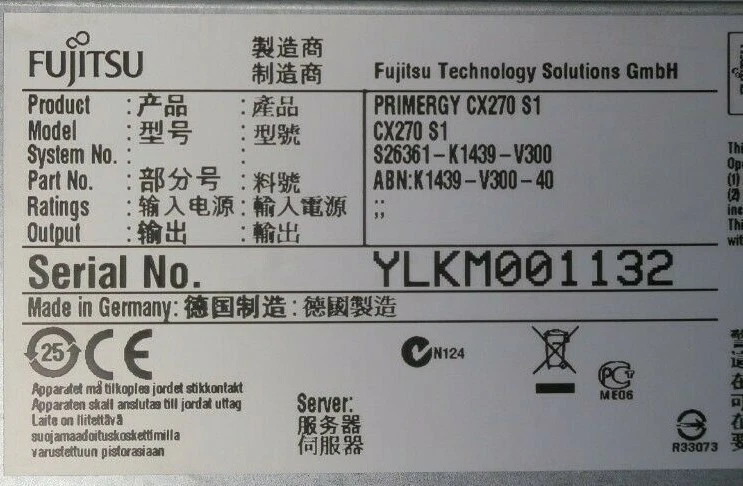 Fujitsu Primergy CX400 S1 24 2.5" Bay +2x CX270 S1 4x E5-2650 128GB Server Nodes - Image 4 of 4