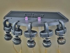 Culling ball rack with venting needles for bass tournament fishing