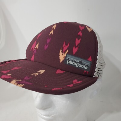 Patagonia Wish Tails Dark Ruby Duckbill Trucker‎ Hat 28755 FA17 EUC Patagonia Wish Tails Dark Ruby Duckbill Trucker Hat 28755  main image 4