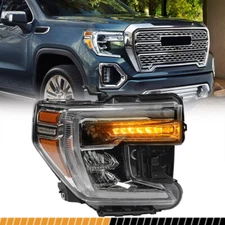 For 2019-2022 GMC Sierra 1500 w/LED Signal Full LED Headlight Passenger Assembly