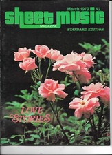 SHEEET MUSIC MAGAZINE--MARCH 1979