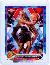 2023-24 Topps Chrome Sapphire SCOOT HENDERSON Portland RC Rookie #60