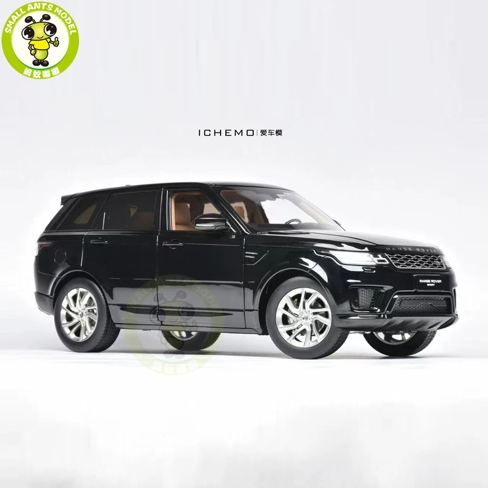 1/18 Whelart Land Rover Range Rover Sport 2018 Black Diecast Model Car Gifts - Image 2 of 4