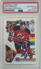 Ken Daneyko  auto insc 1994 Score card #142 PSA Encapsulated New Jersey Devils