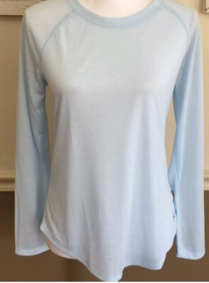 light blue under armour long sleeve