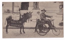 Post Card Geo. L. Covert Back to the Golden West