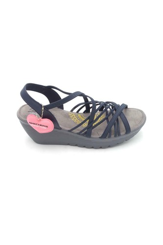Skechers Multi Gore Sling Back Wedges 