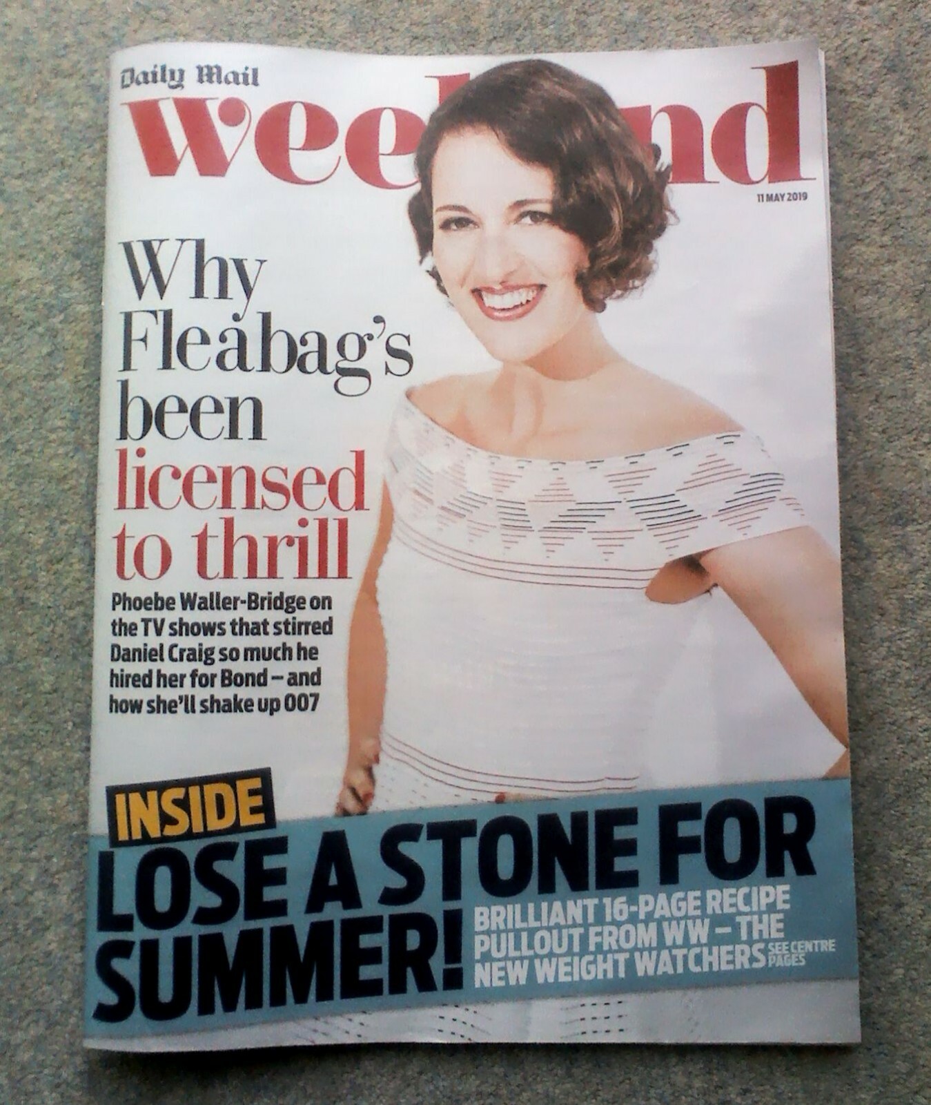 Weekend Mag Phoebe WallerBridge, Suranne Jones, Francis Rossi, Weight