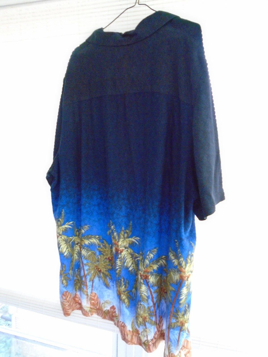 George Mens Short Sleeve Shirt Size XL (46-48) Dark Navy Blue