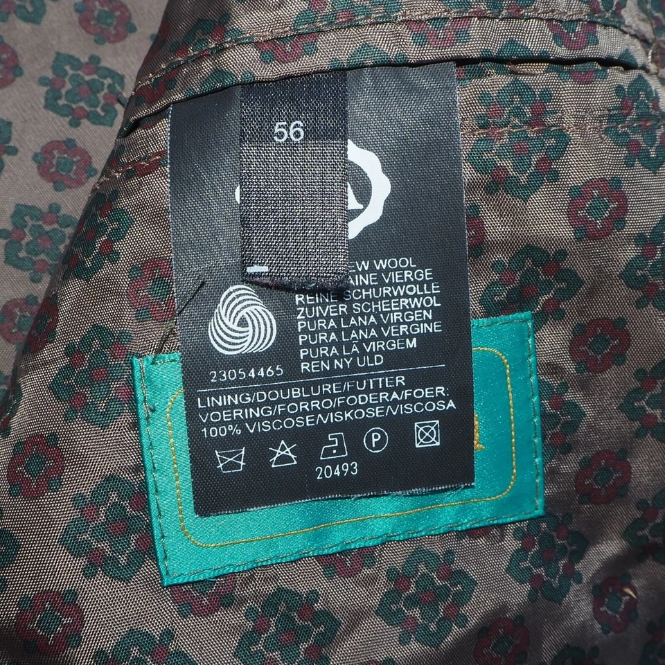 Chaleco de caza clásico 100 % lana gris para hombre C&A Dalsasso Original Janker 56 Foto 3 de 4