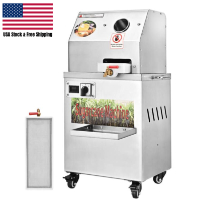 #ad #ad Electric Stainless Steel Juicer Sugar Cane Press Juicer Juice Machine Brand New $399.16