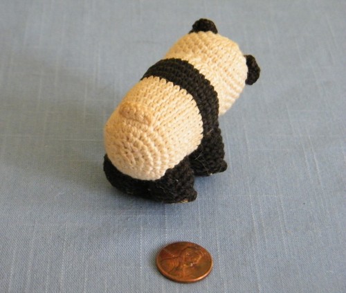 Vintage japanische Amigurumi gehäkelte Miniatur Puppen ~ Menschen, Tiere - Bild 3 von 12