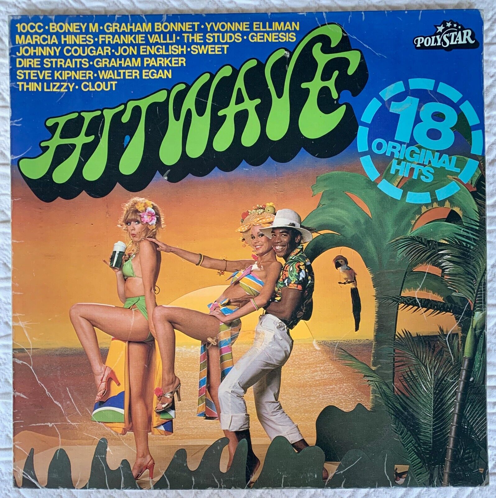 Various Artists - Hitwave - Green Vinyl Record- LP 12" 1978