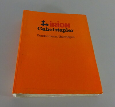 Workshop Manual Bosch KS 2 - Impulse Control Irion Forklift Stand 05/1983
