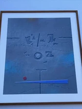 BARRY MASTELLER PAINTING ABSTRACT SURREAL Expressionism FAMOUS LISTED VINTAGE