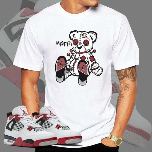 Misfit Teddy Bear Jordan 4 Retro Fire 