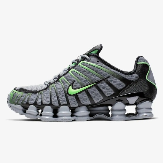 Nike Shox TL 'Grey/Lime Blast' (AV3595-005) Expeditedship | eBay