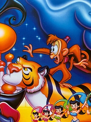 Disney Aladdin Movie Poster With Blue Genie New | eBay