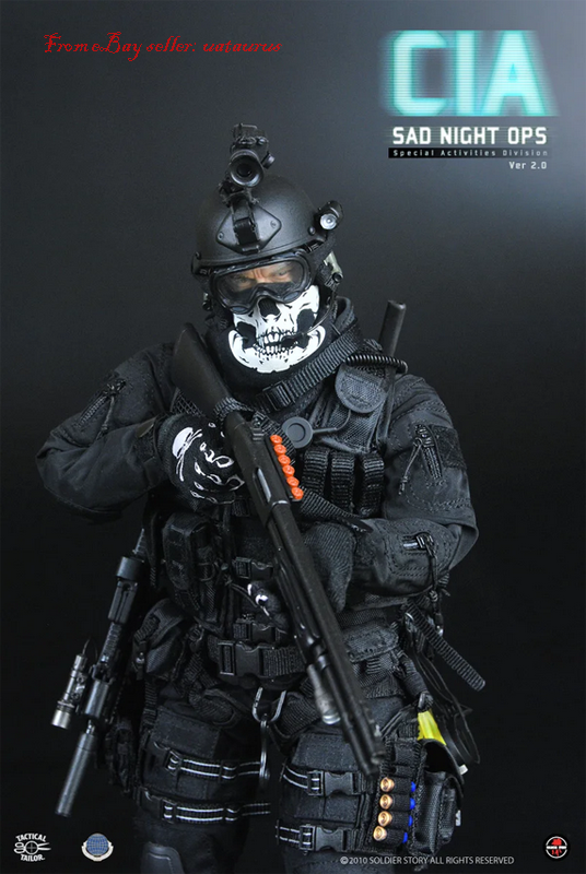 Perfect Soldier Story Ss037 1/6 Cia Sad Night Ops Ver 2.0 In Stock