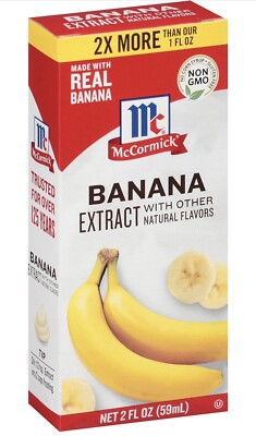 McCormick Banana Extract with Other Natural Flavors, 2 fl oz