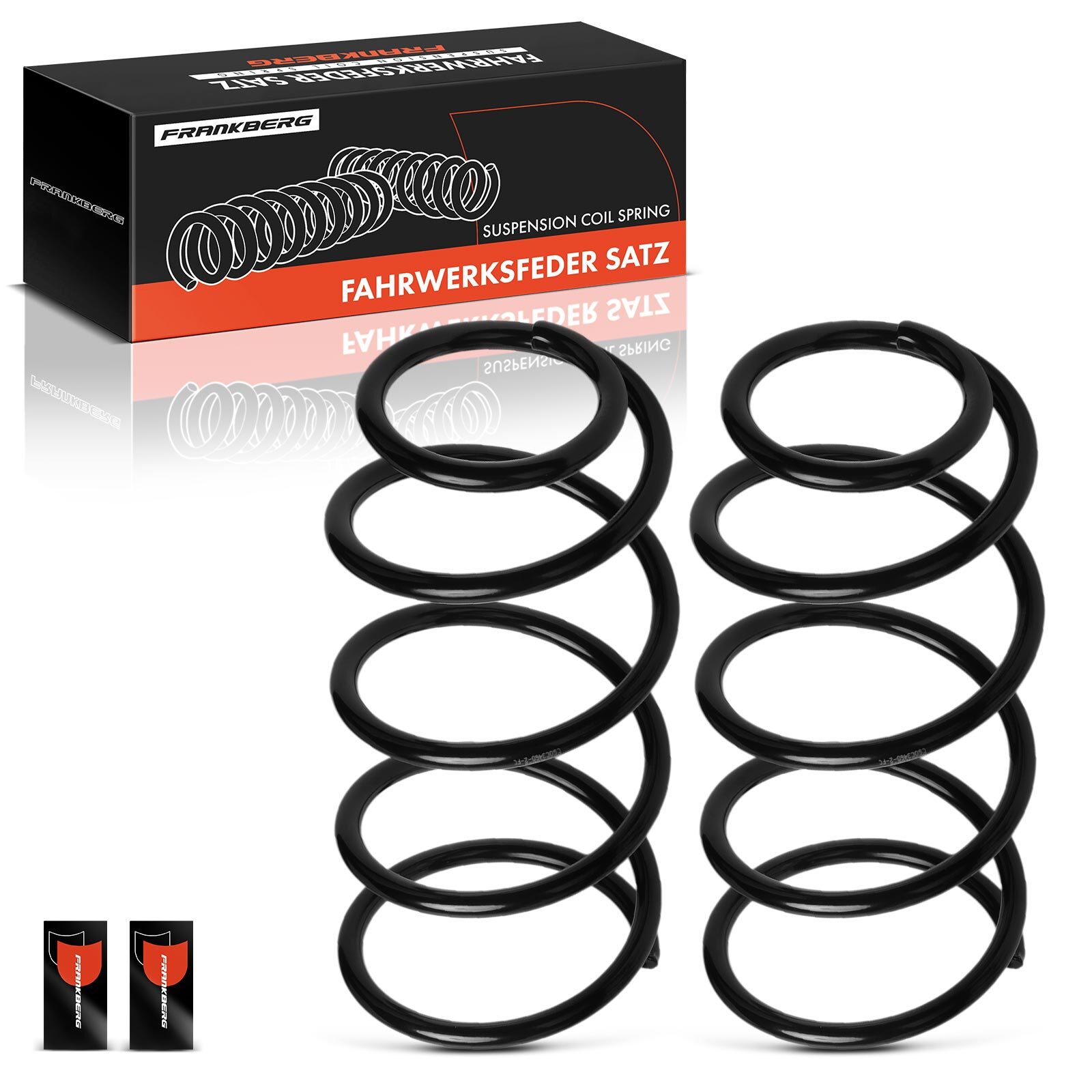 Frankberg 2x Coil Spring Set for Volvo V50 545 S40 II 544 2004-2012 C30 Front