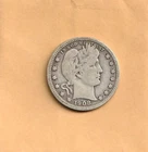1908 D Barber Quarter