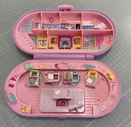 1992 Polly Pocket Stampin' School Play set Bluebird