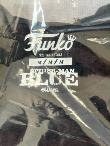 Funko POP Tees Medium Marvel Collector Corps Spider-Man Blue Sinister Six NEW - Picture 2 of 3