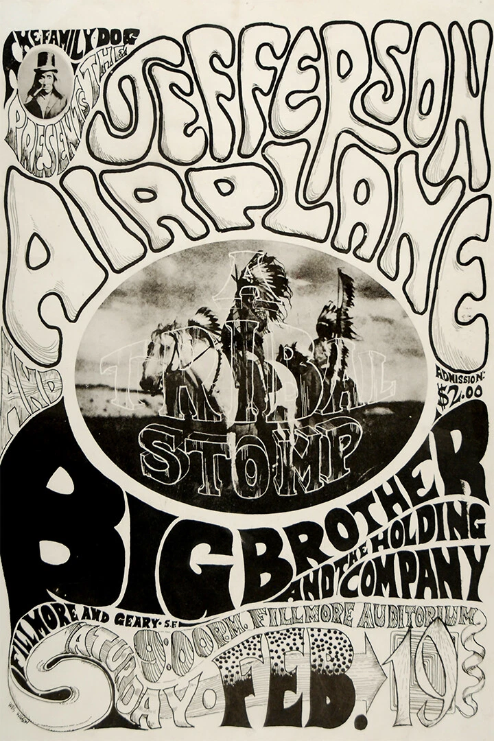 Jefferson Airplane Concert Rock Music Band Wall Art Home Decor - POSTER 20x30