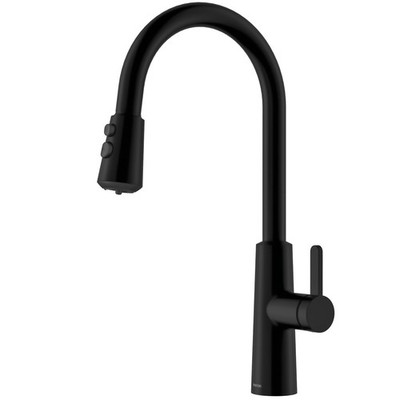 Elmsworth Commercial Style Pull-Down Kitchen Faucet with Dual Interchangeable...