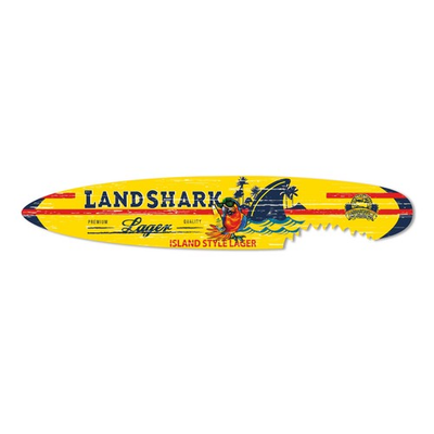 #ad LandShark Outdoor Parrot Shark Bite Surfboard 46.5quot; X 9.25quot; X ¼quot; $120.00