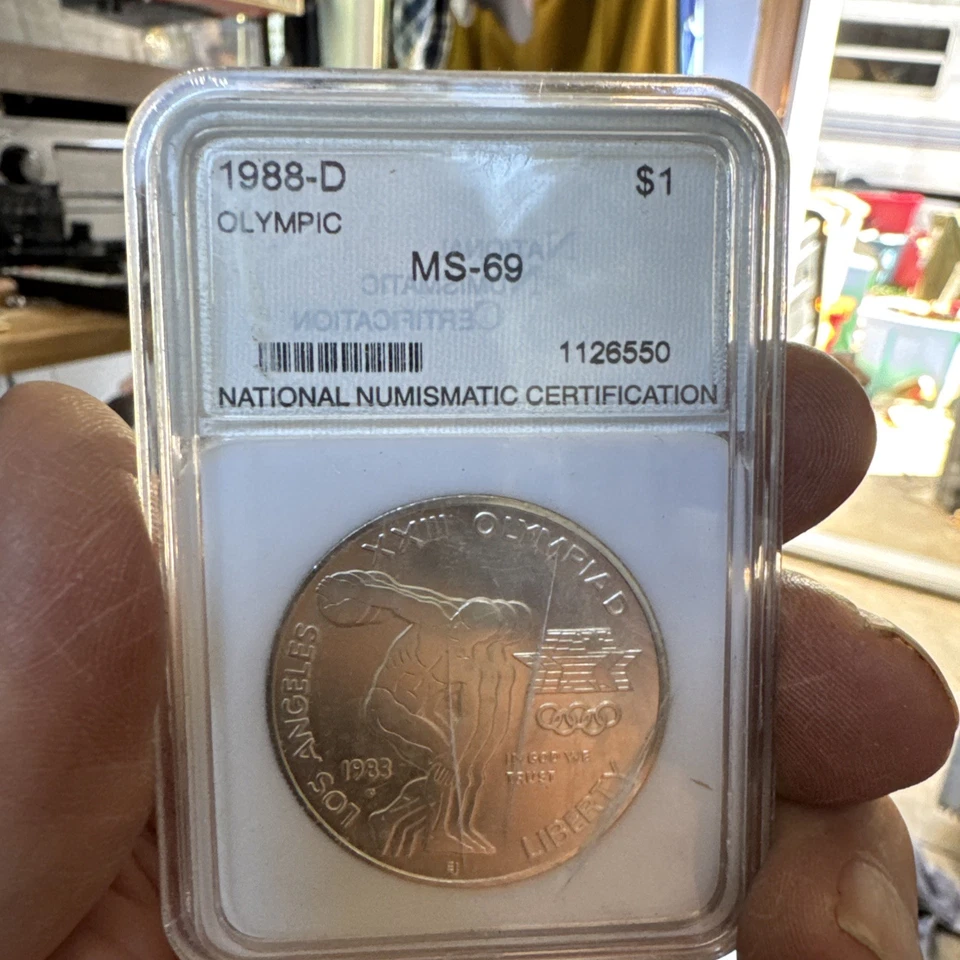 1988D Olympic coin MS 69 - Image 2 of 4