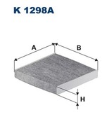 Filtron Innenraumfilter K 1298A Aktivkohlefilter FüR Honda CR 5 Civic Jazz 3 HR