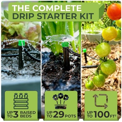 Complete Drip Irrigation System Kit