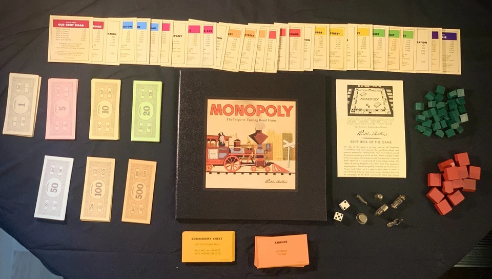 Monopoly: Nostalgia 1930'S Wooden Retro Set - Special Edition Board Game 2003 - Image 2 of 4