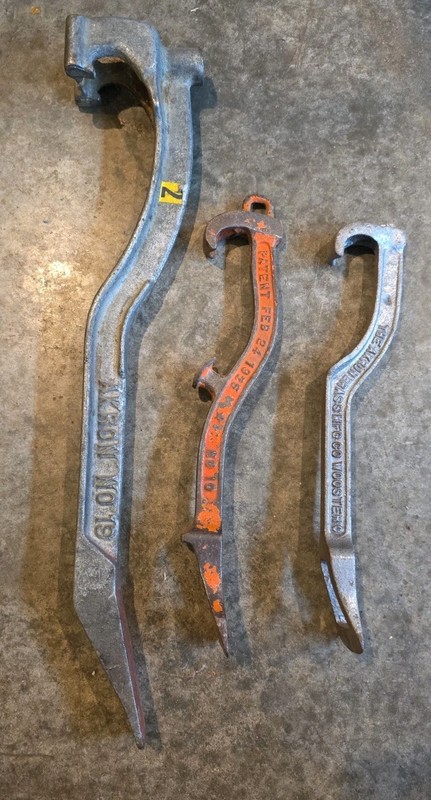 Three Spanner Wrenches Akron Brass No. 10, 19 Firefighter Fire Department 