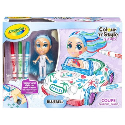 Crayola Colour & Style Bluebell Coupe Creative Activity Set wiederverwendbare Farbgebung